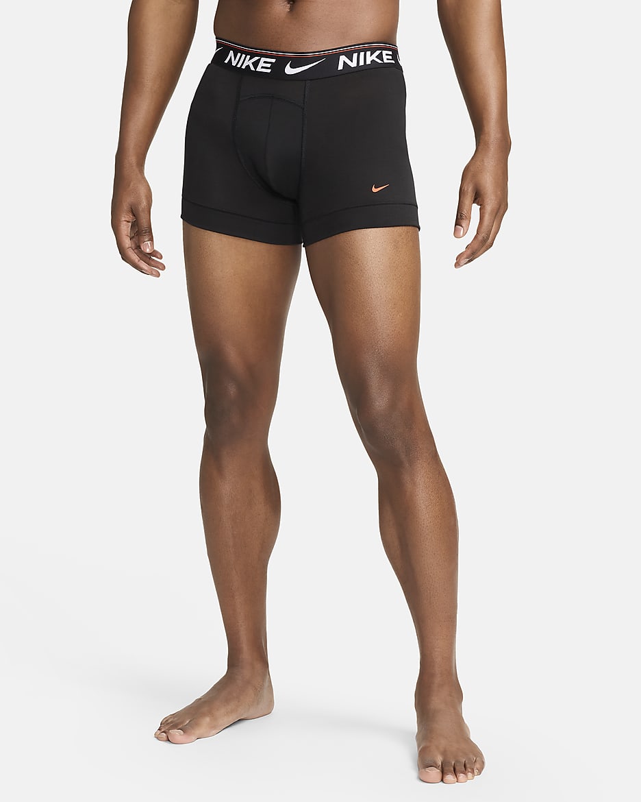 Ropa interior para hombre (paquete de tres) Nike Dri-FIT Ultra Comfort - Negro