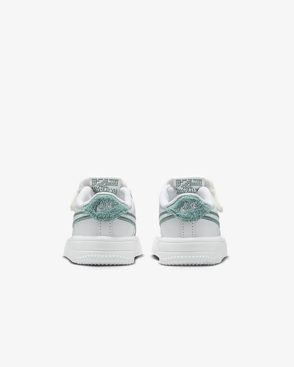 Παπούτσια Nike Force 1 Low LV8 EasyOn για βρέφη και νήπια - Summit White/Bicoastal/Summit White