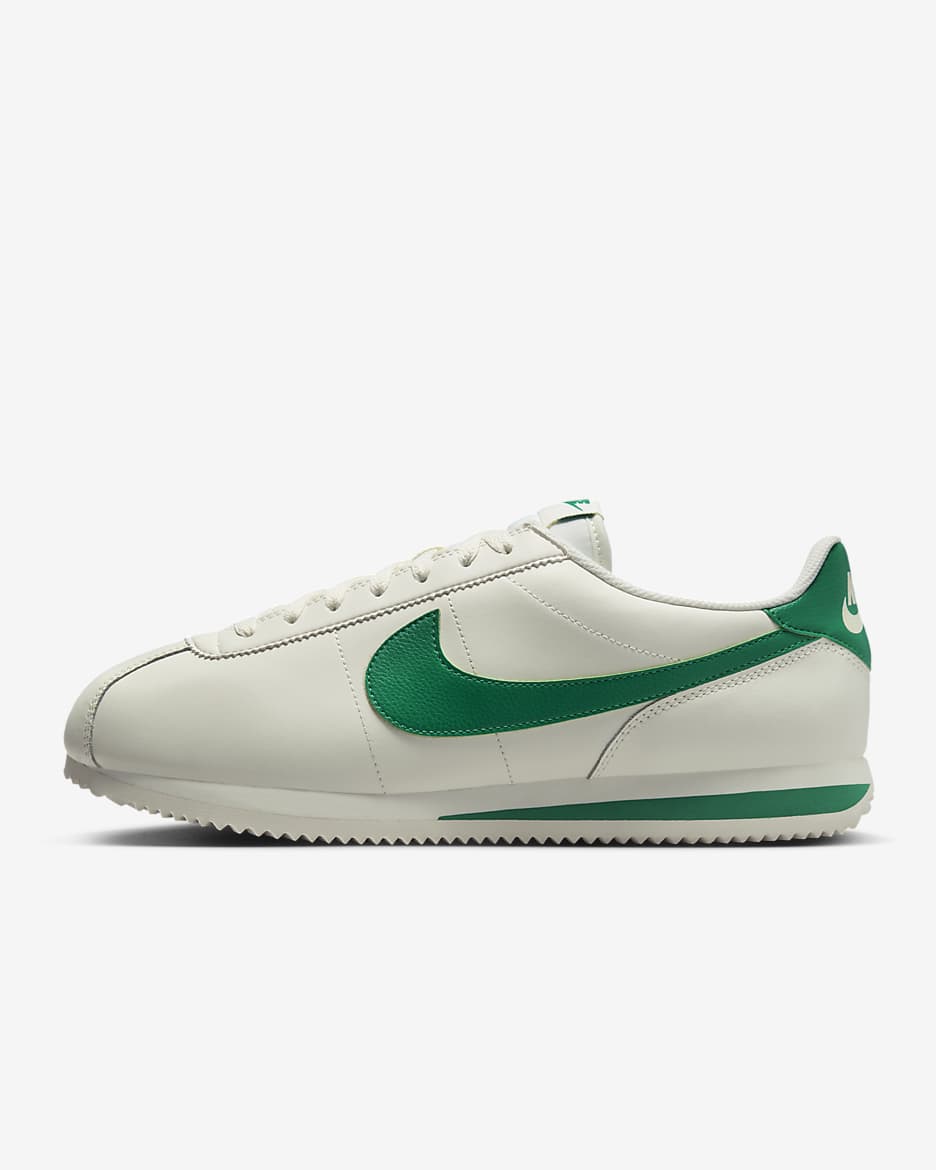 Nike Cortez 男鞋 - Sail/Stadium Green