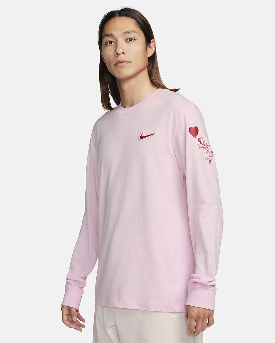 ナイキ スポーツウェア ロングスリーブ Tシャツ - ピンクフォーム