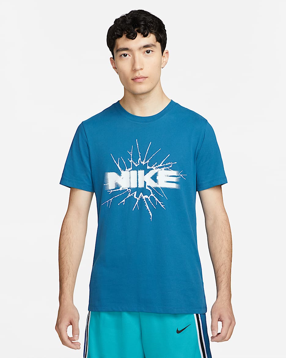 Nike Dri-FIT Men's Basketball T-Shirt - Industrial Blue