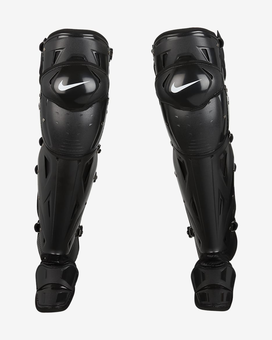 Protección para piernas para béisbol Nike Diamond Elite - Negro