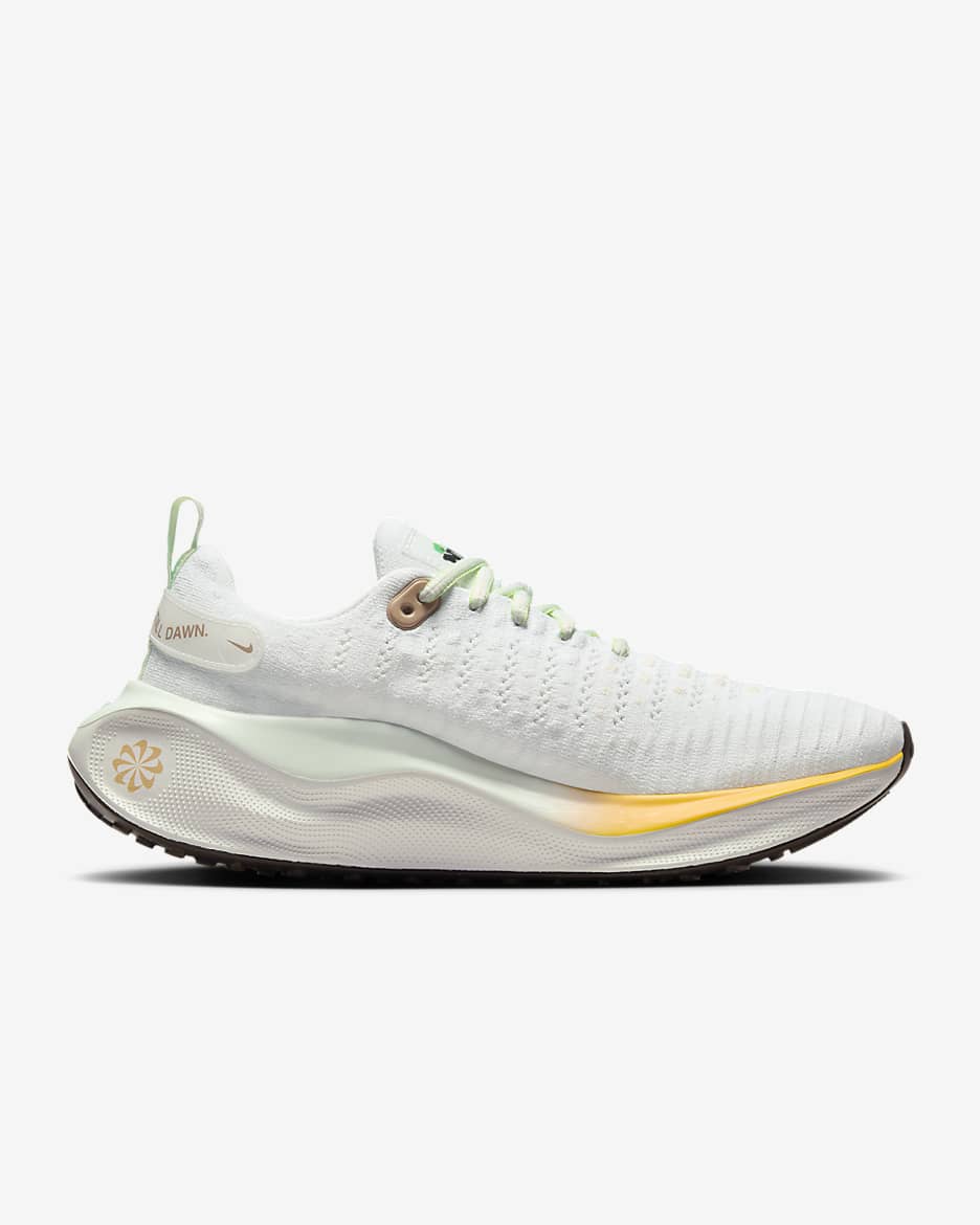 Tenis de correr en carretera para mujer Nike InfinityRN 4 - Blanco/Vela/Verde vapor/Multicolor