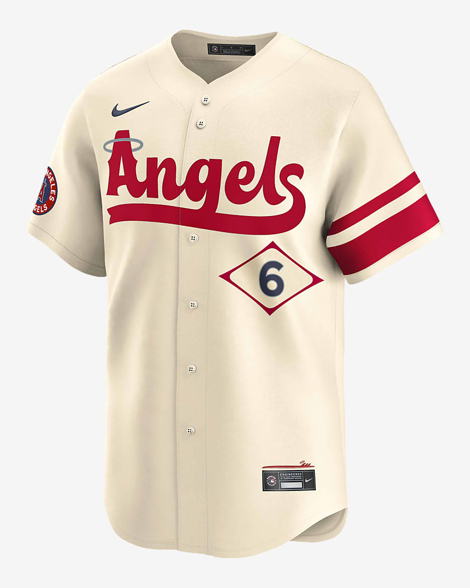 Anthony Rendon Los Angeles Angels City Connect Men's Nike Dri-FIT ADV MLB Limited Jersey - Cream