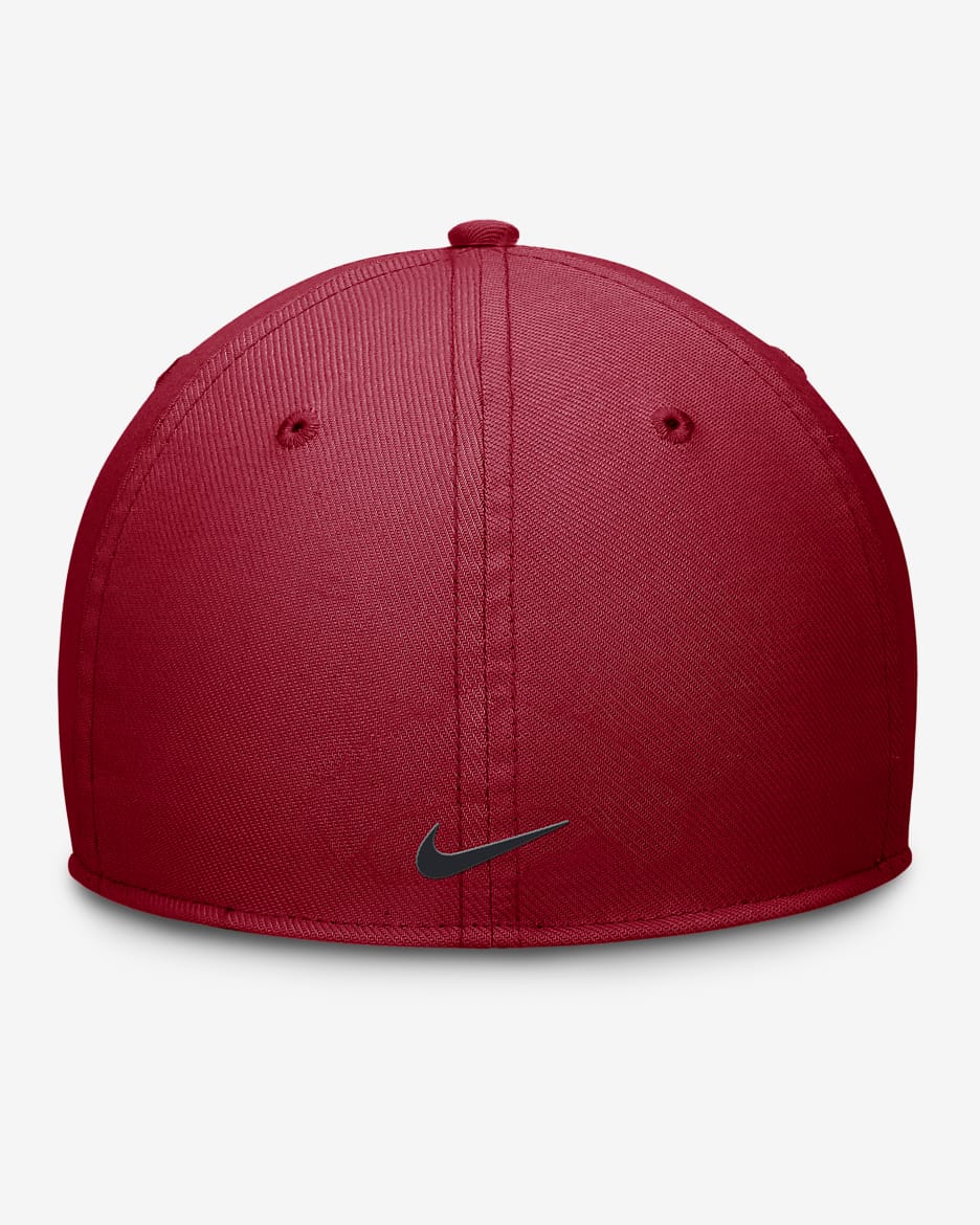 Gorra Nike Dri-FIT de la MLB para hombre Boston Red Sox Evergreen Swoosh - Rojo