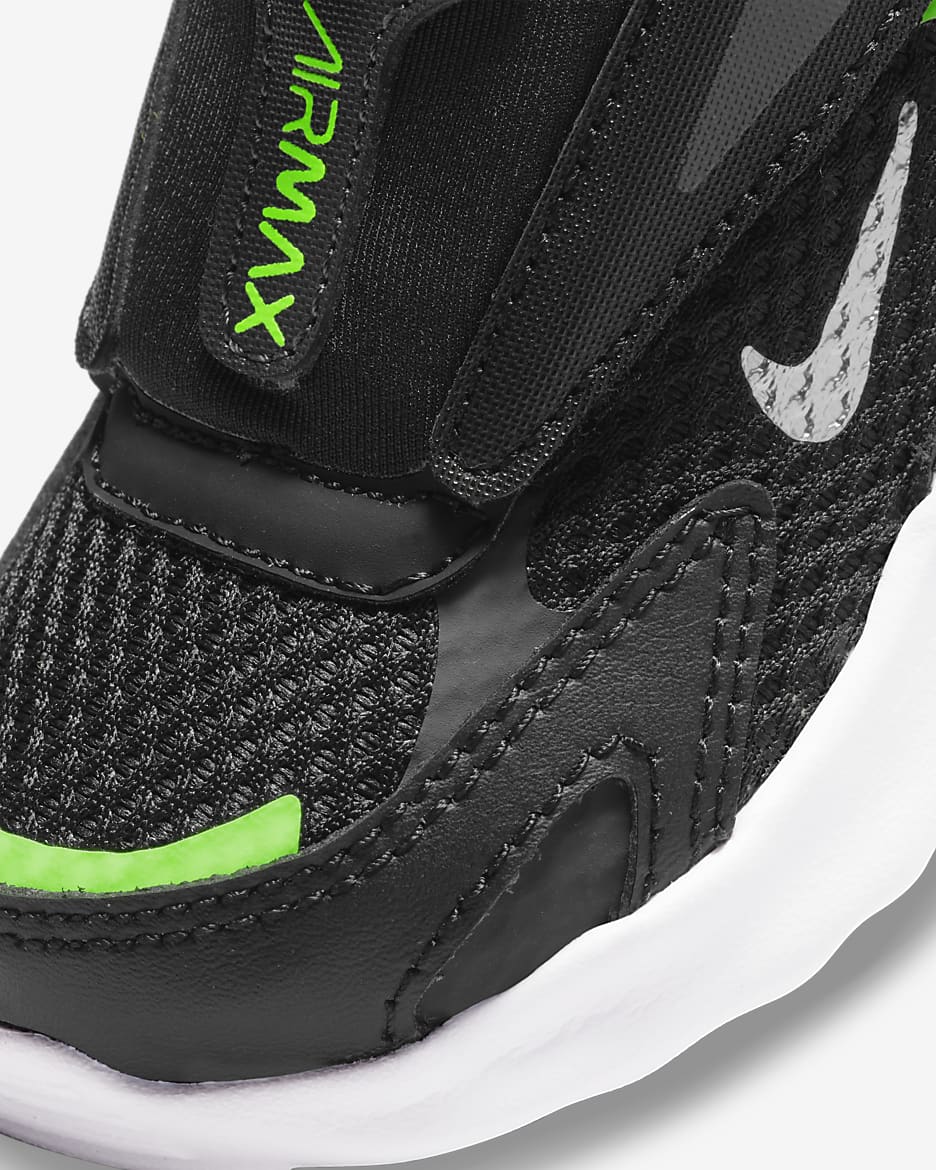 Nike Air Max Bolt Baby/Toddler Shoes - Black/Dark Smoke Grey/Green Strike/Chrome