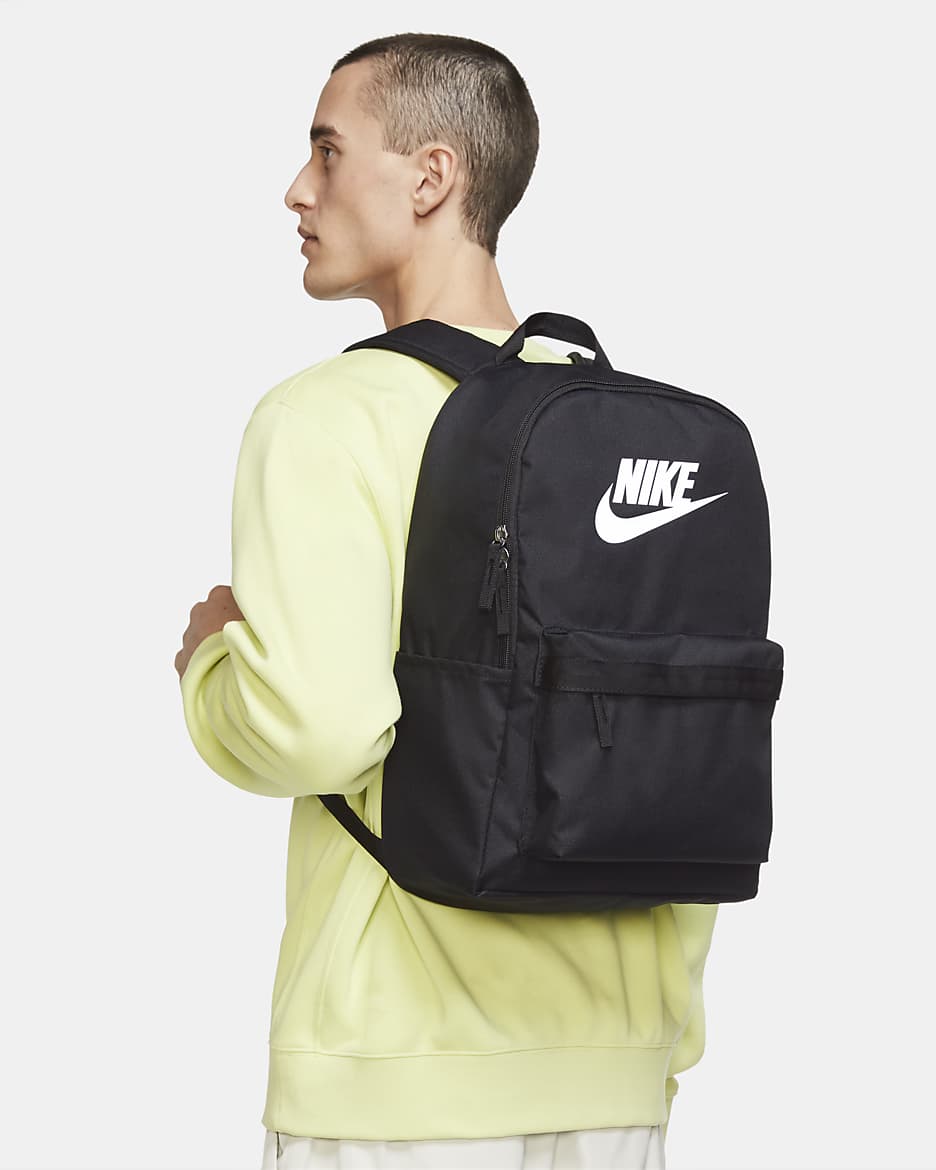 Zaino Nike Heritage (25 l) - Nero/Nero/Bianco