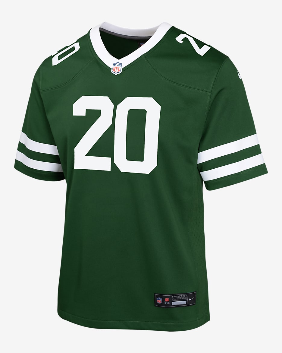 Breece Hall New York Jets Big Kids' Nike NFL Game Jersey - Green