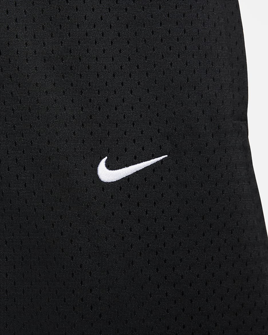 Short en mesh Nike Sportswear Swoosh pour homme - Noir/Blanc