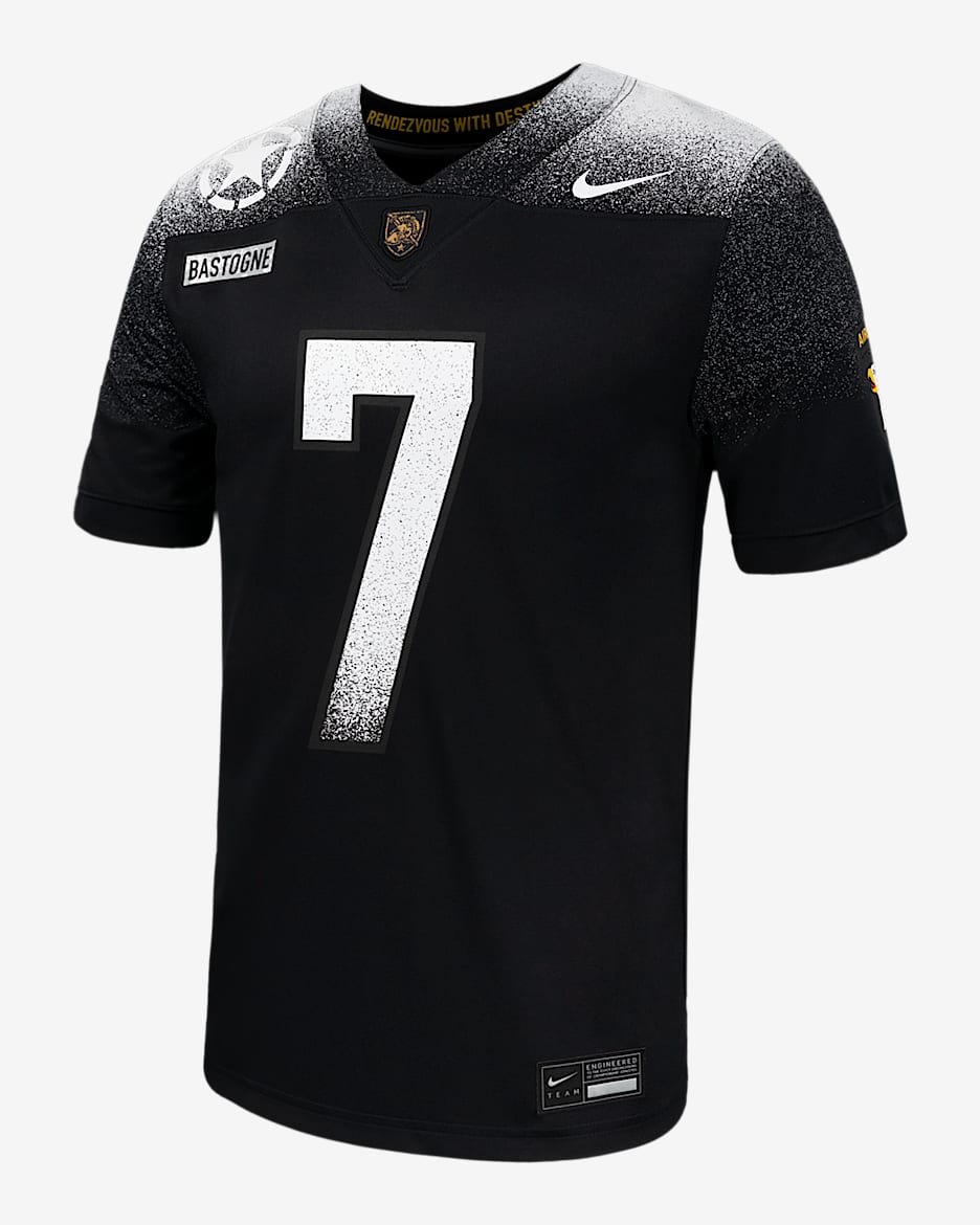 Army Men's Nike College Football Replica Jersey - Black