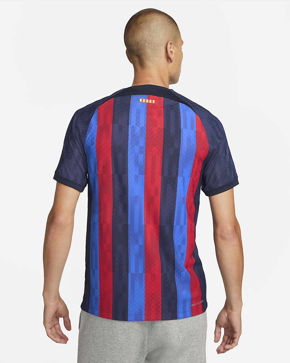 F.C. Barcelona 2022/23 Match Home Men's Nike Dri-FIT ADV Football Shirt - Obsidian/Sesame