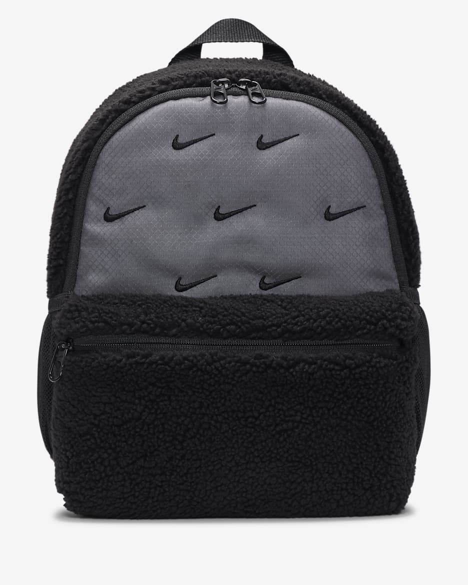 Nike Brasilia JDI Kids' Mini Backpack (11L) - Black/Black/Black
