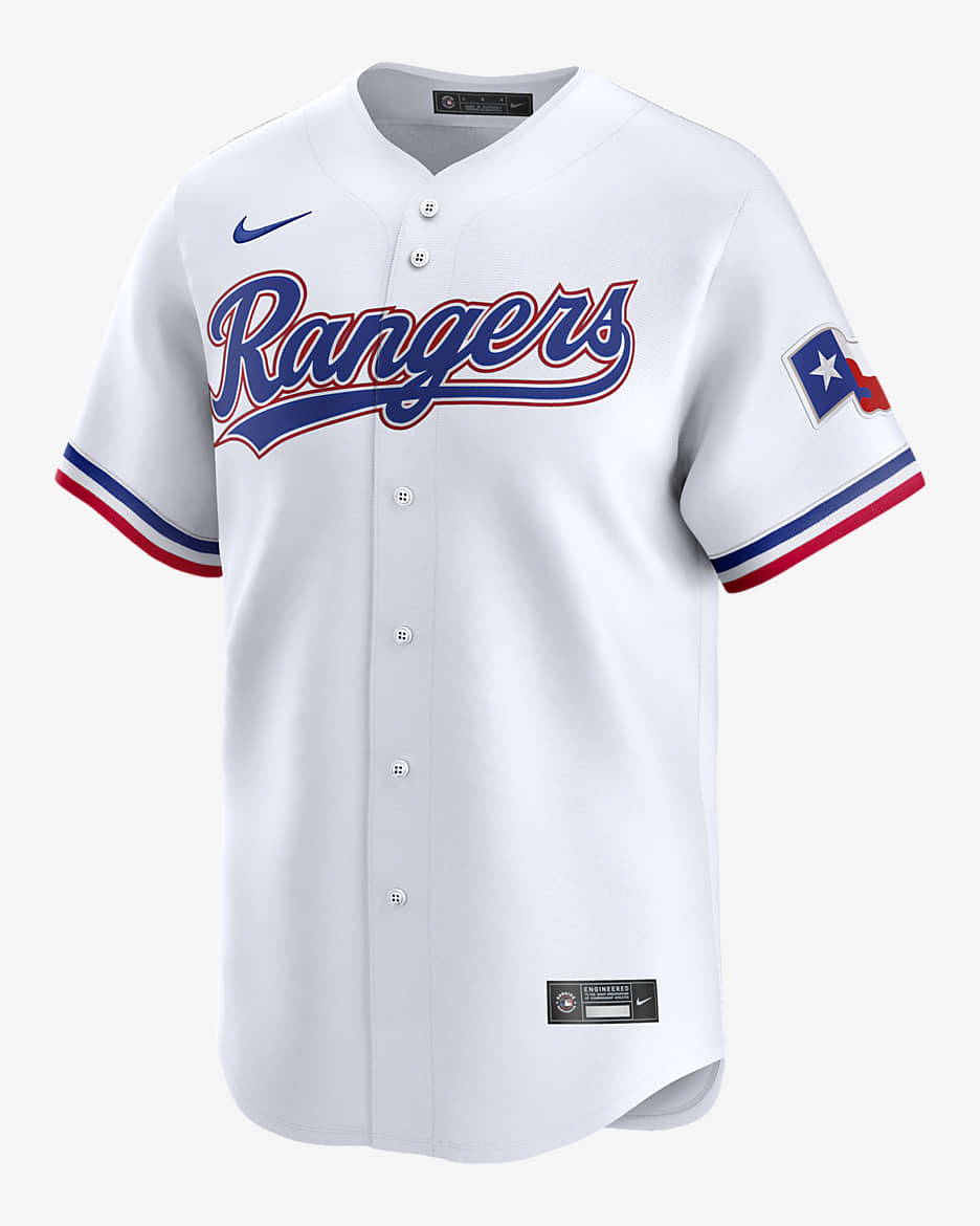 Jersey Nike Dri-FIT ADV de la MLB Limited para hombre Jacob deGrom Texas Rangers - Blanco