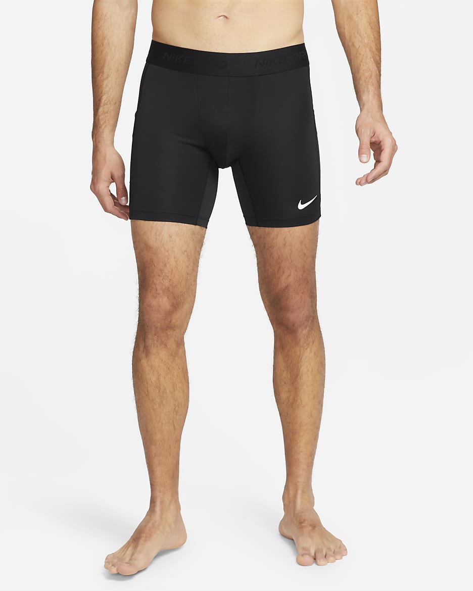 Męskie spodenki do fitnessu Dri-FIT Nike Pro - Czerń/Biel