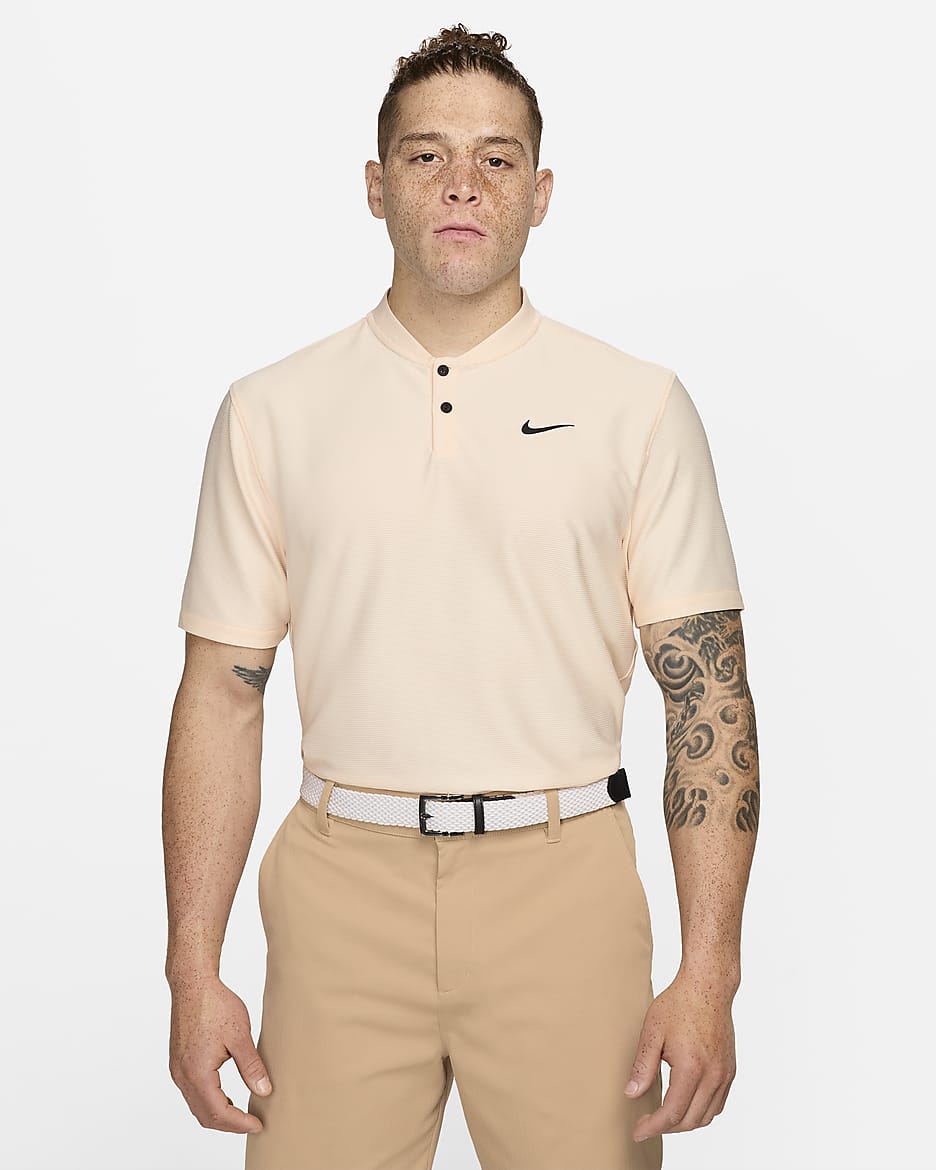 Polo de golf Dri-FIT para hombre Nike Tour - Guayaba hielo/Negro