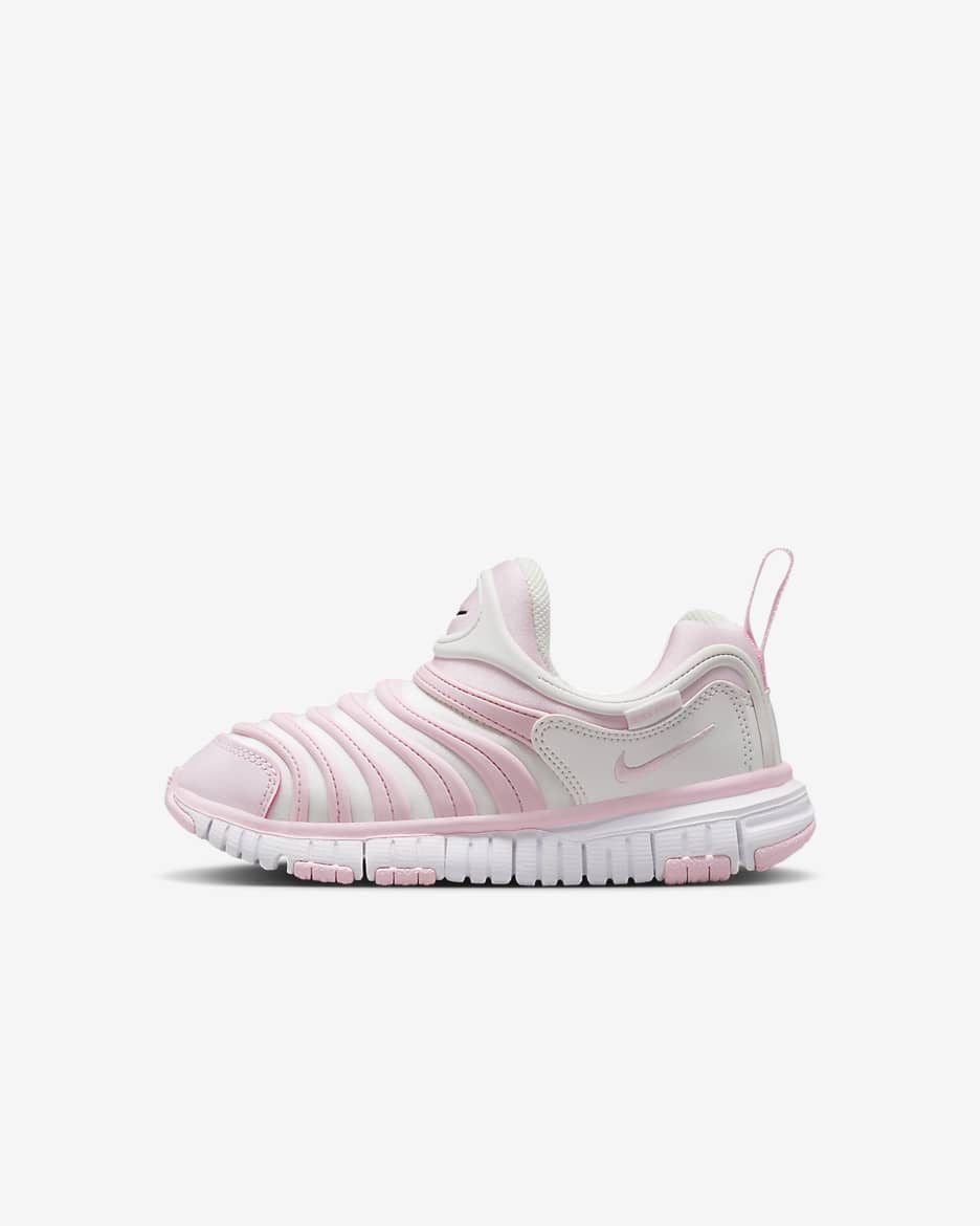 Nike Dynamo Free Little Kids' Easy On/Off Shoes - Pink Foam/Summit White/White/Black