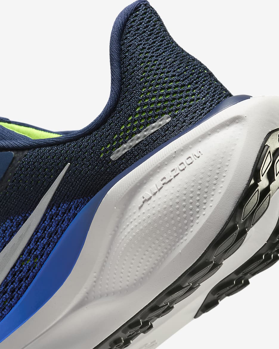 Chaussure de running sur route Nike Pegasus 41 pour ado - Midnight Navy/Noir/Volt/Reflect Silver