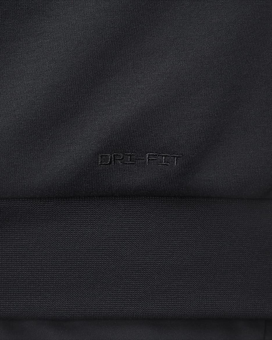 Sweat à capuche et zip Dri-FIT UV Nike Primary pour homme - Noir/Noir