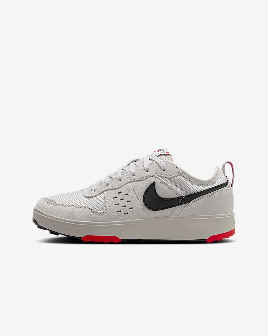 Nike C1TY Older Kids' Shoes - College Grey/Vast Grey/Fire Red/Black