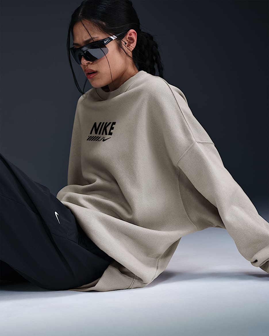 Beige Pull Oversize Nike Femme Nike Beige Pull Nike Oversize Femme