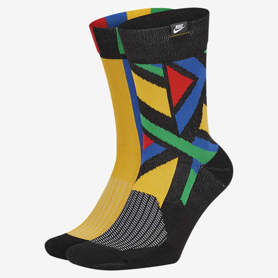 Nike Sportswear SNKR Sox Unisex Crew Socks (2 Pairs) - Multi-Color