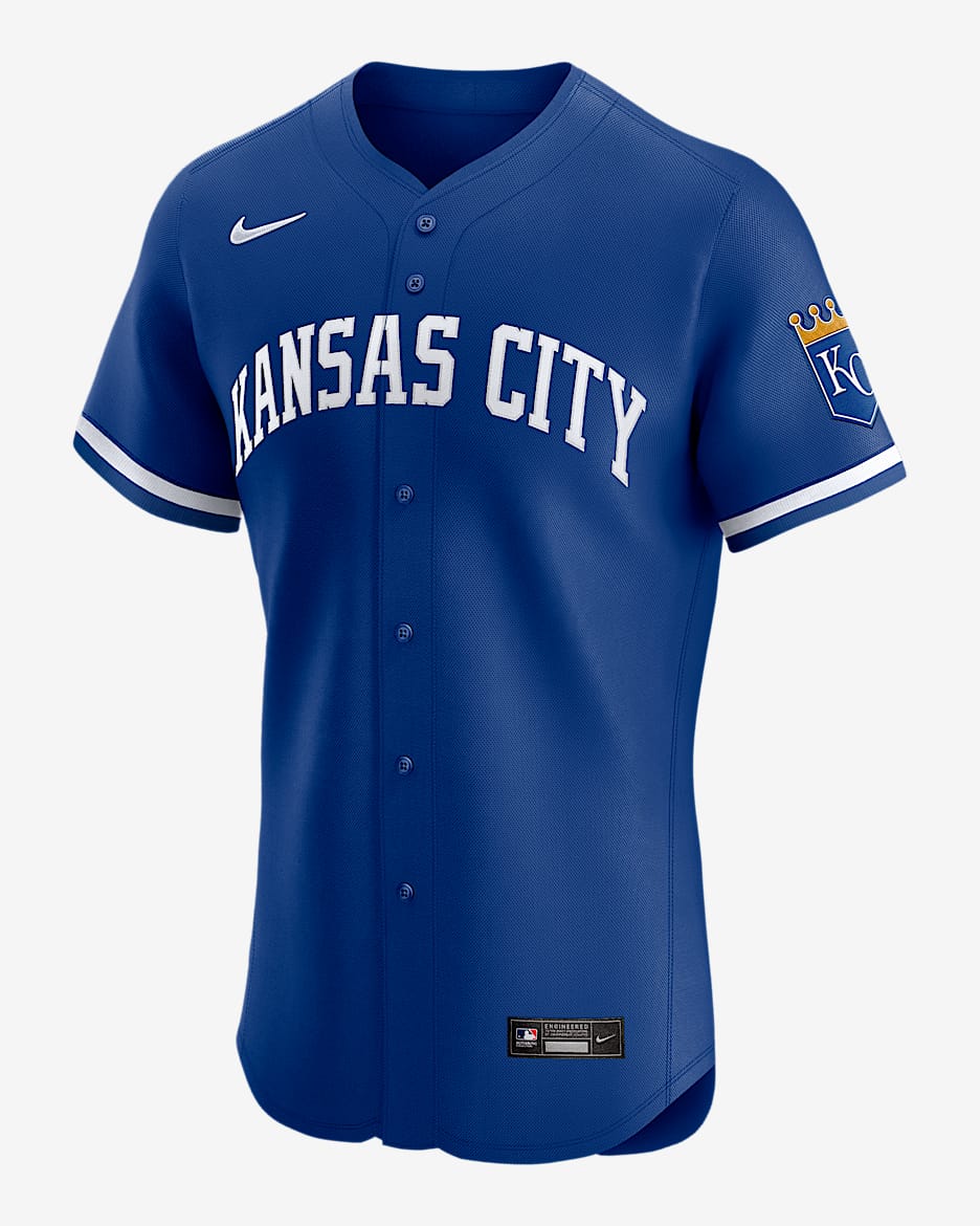 Kansas City Royals Men's Nike Dri-FIT ADV MLB Elite Jersey - Blue