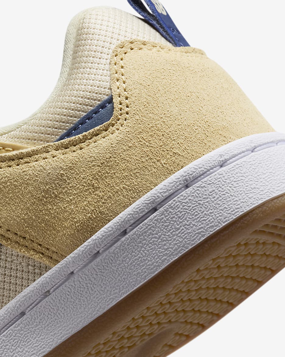 Nike SB Alleyoop Skate Shoes - Club Gold/Fossil/White/Midnight Navy