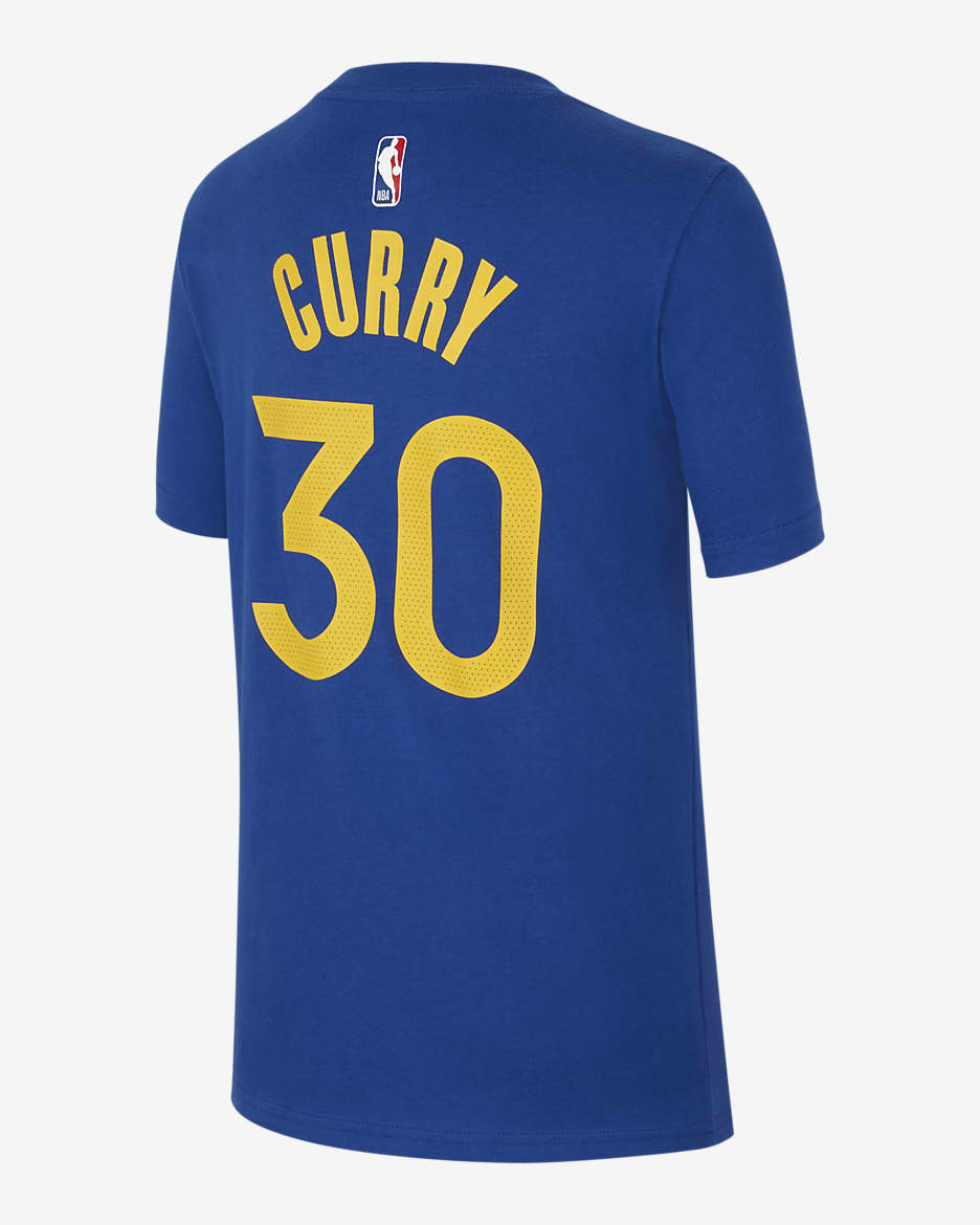 Golden State Warriors Nike NBA-T-Shirt für ältere Kinder - Rush Blue