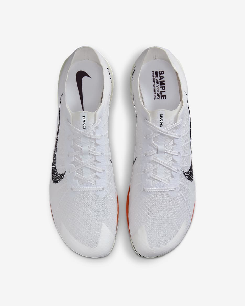 Tenis de atletismo con clavos para media distancia Nike Victory 2 Proto - Blanco/Naranja total/Negro