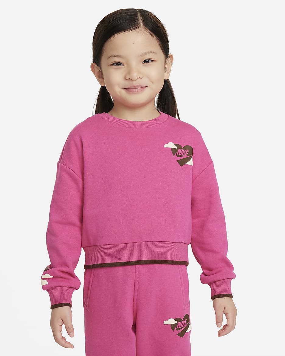 Nike Sweet Swoosh Toddler Crew - Alchemy Pink
