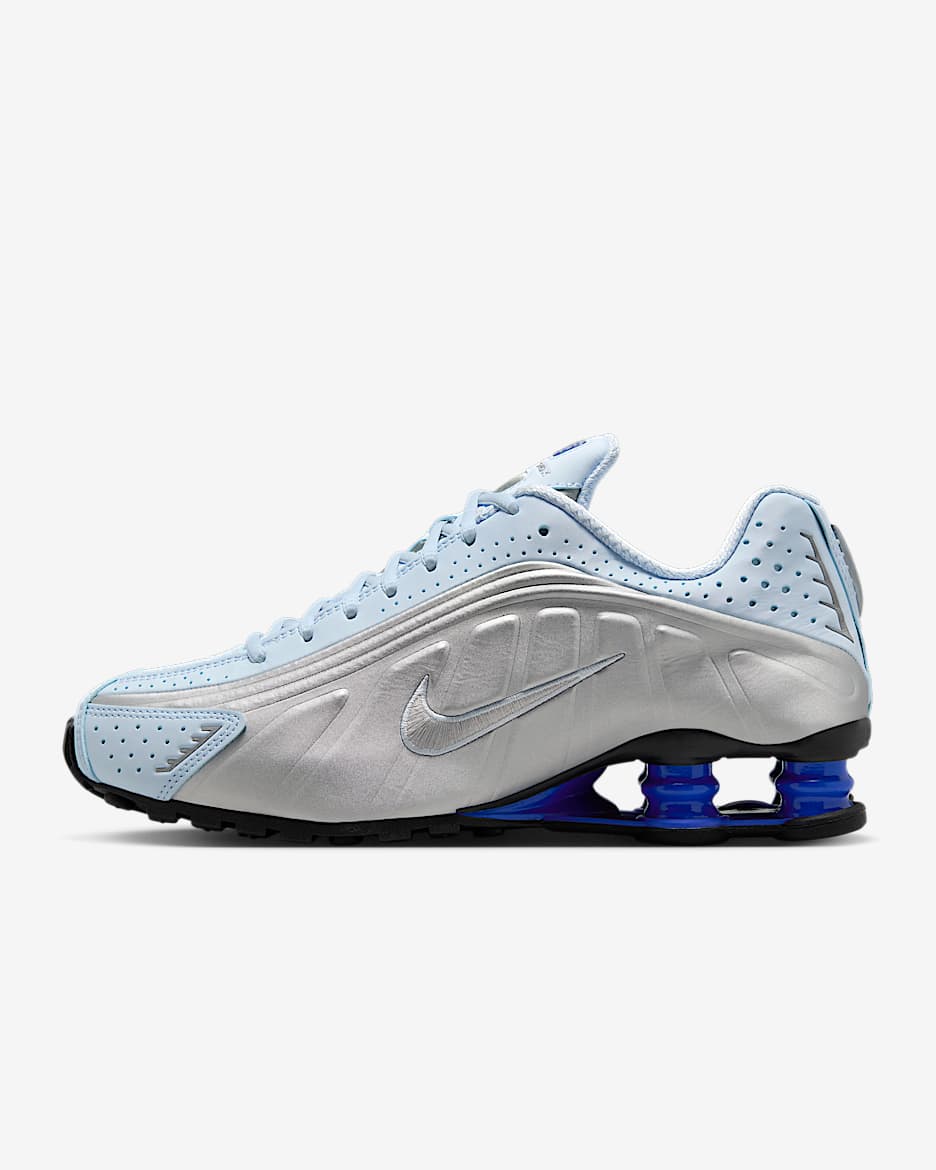Nike Shox R4 Women's Shoes - Blue Tint/Racer Blue/Metallic Silver/Metallic Silver