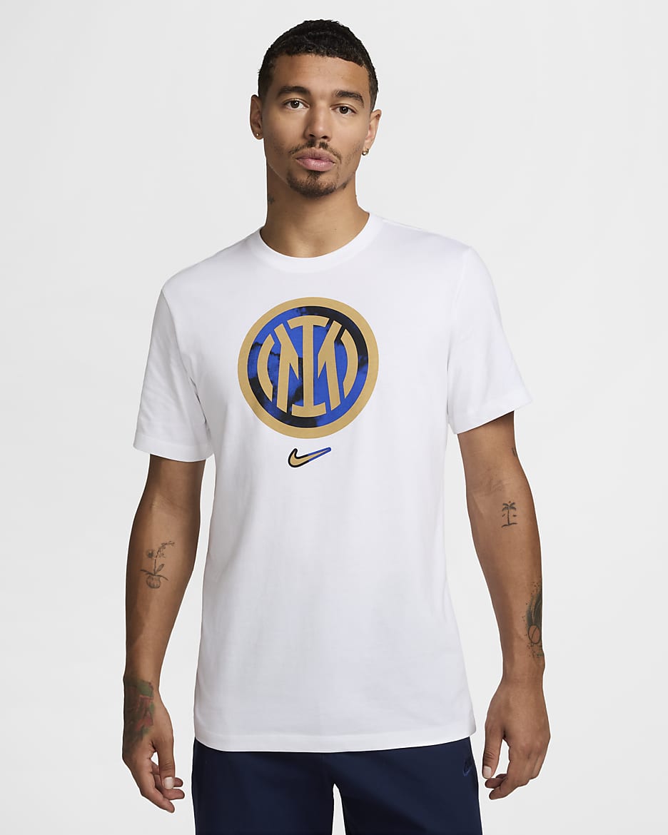 Playera de fútbol Nike para hombre Inter Milan - Blanco