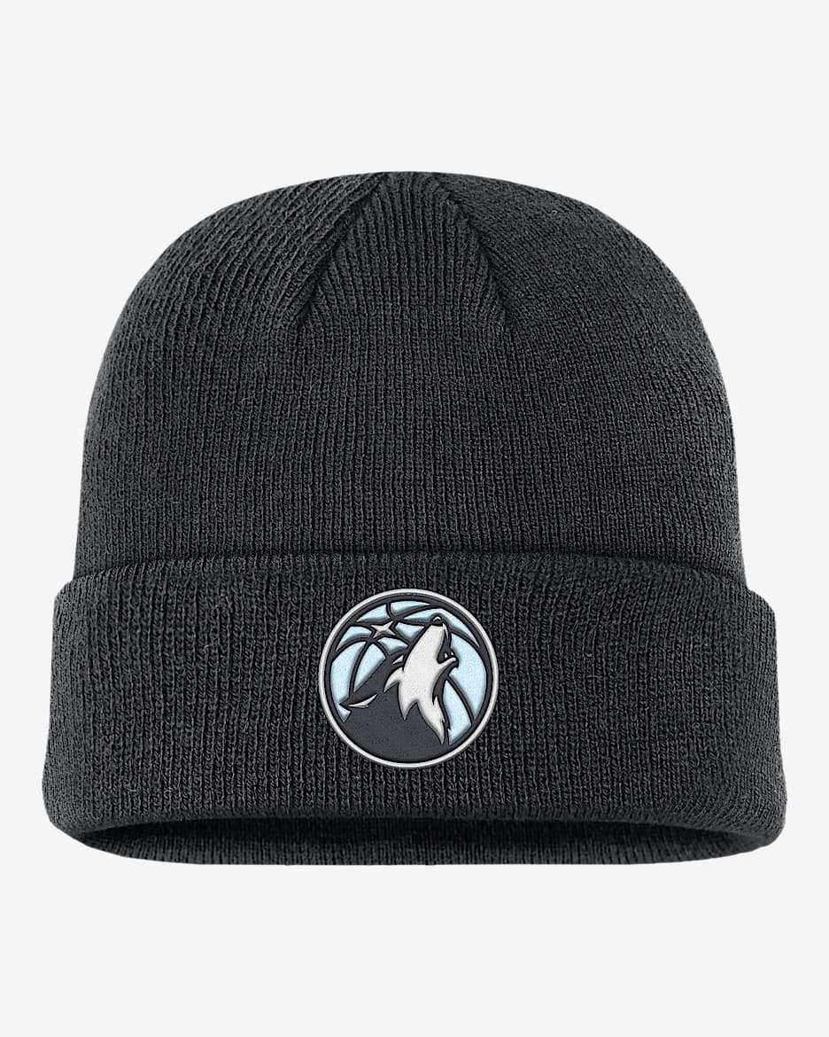 Gorro Nike de la NBA Minnesota Timberwolves Terra City Edition - Negro