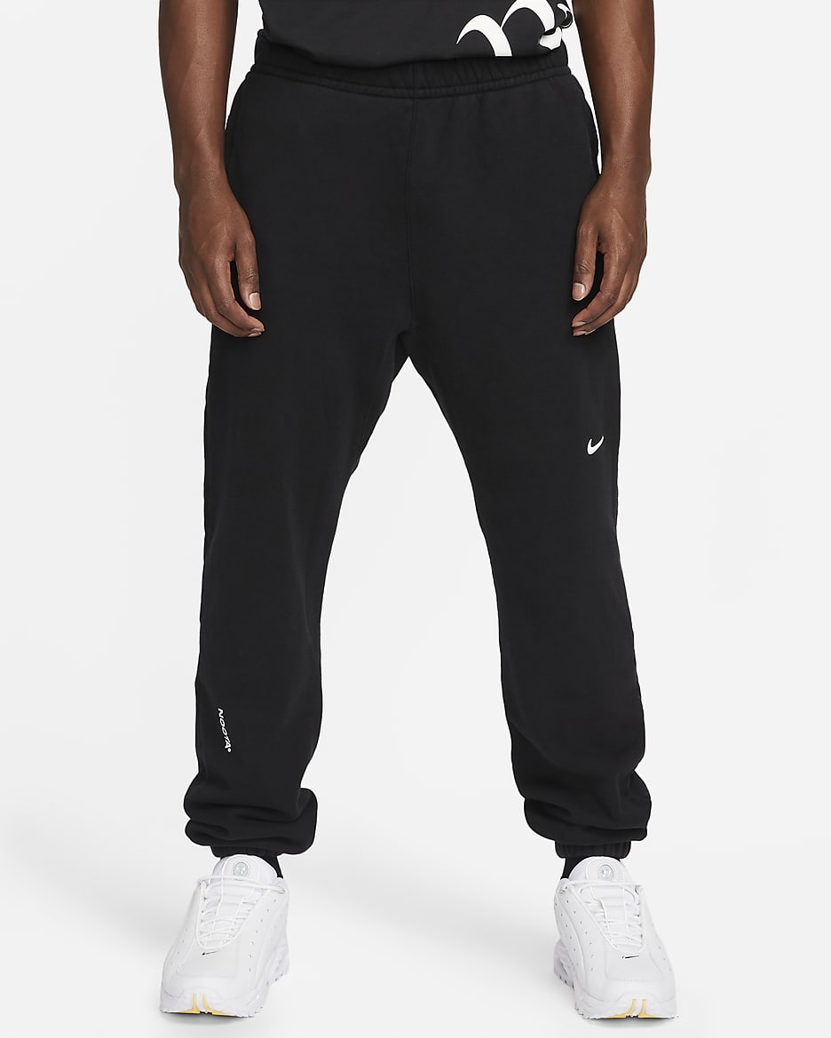 NOCTA Men's Fleece Trousers - Black/White