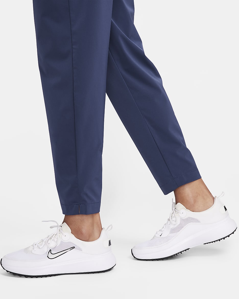 Nike Dri-FIT Tour Women's Golf Trousers - Midnight Navy/White