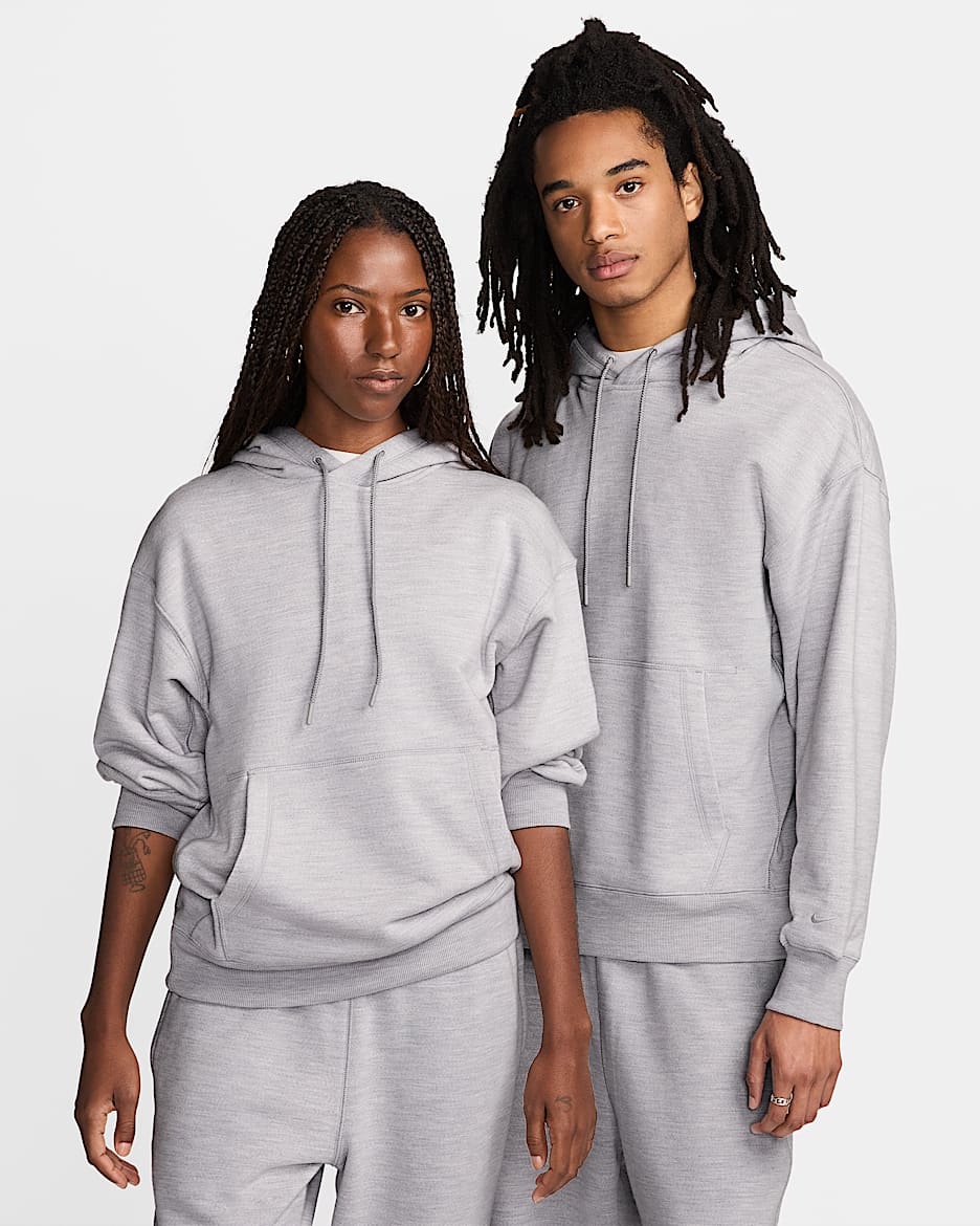 Nike Wool Classic Hoodie - Matte Silver/Heather