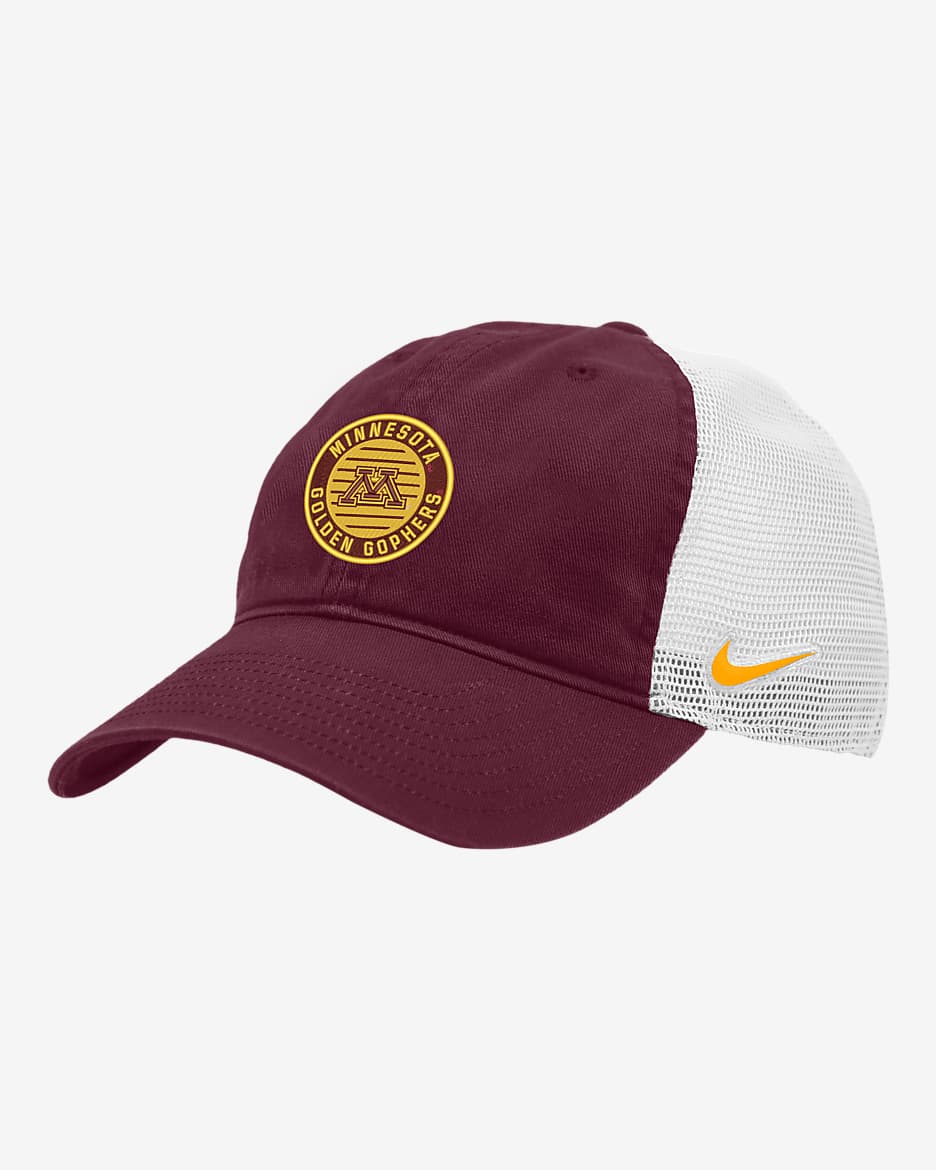 Minnesota Heritage86 Nike College Trucker Hat - Dark Maroon