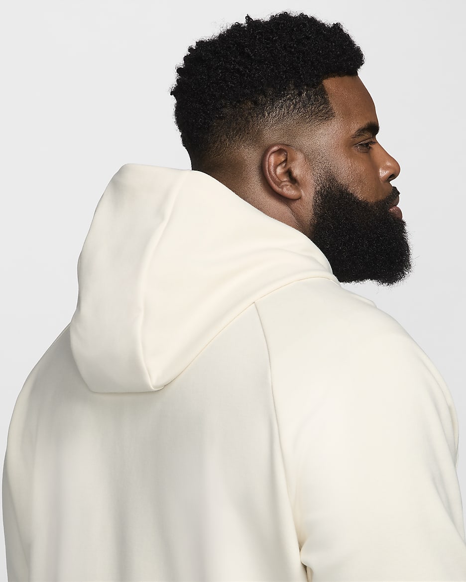 Nike Primary Men's Dri-FIT UV Pullover Versatile Hoodie - Pale Ivory/Pale Ivory