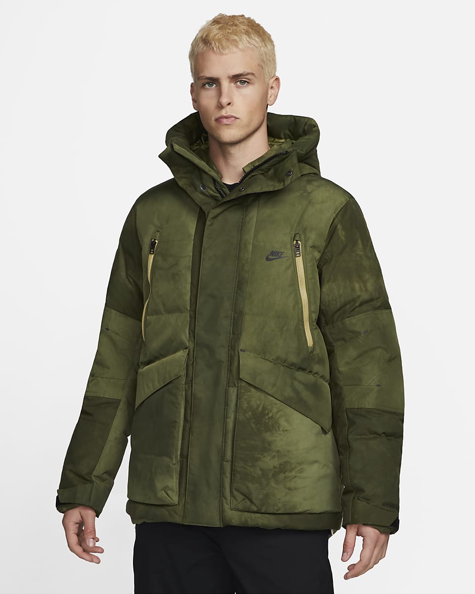 Nike Sportswear Storm-FIT City Series Men's Hooded Jacket - Rough Green/Black