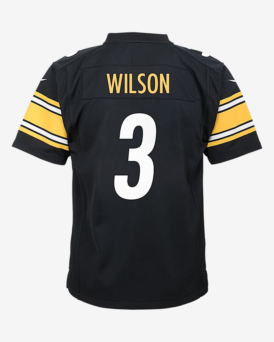 Russell Wilson Pittsburgh Steelers Big Kids' Nike NFL Game Jersey - Black