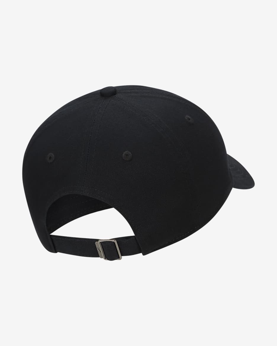 Casquette délavée souple Futura Nike Club pour enfant - Noir/Noir