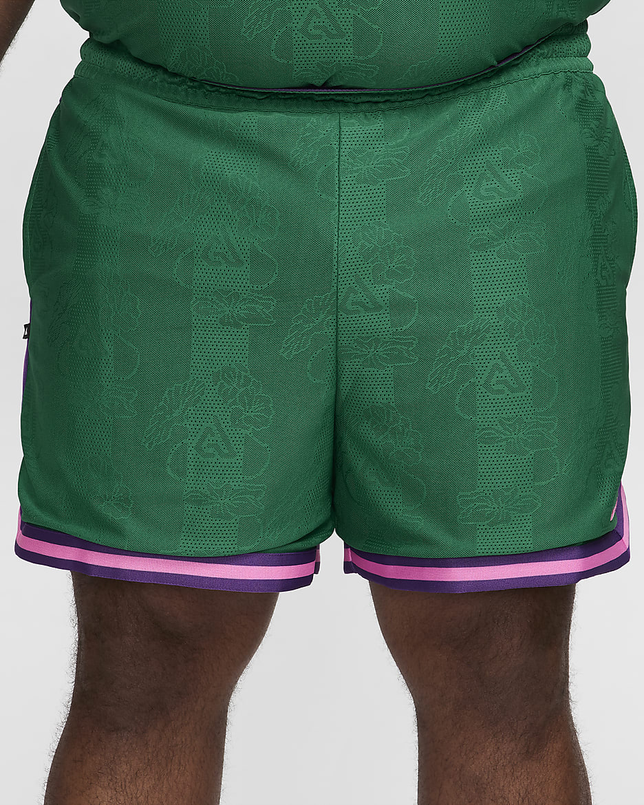 Giannis Pantalón corto de baloncesto de 15 cm Dri-FIT DNA - Hombre - Malachite/Purple Cosmos/Playful Pink