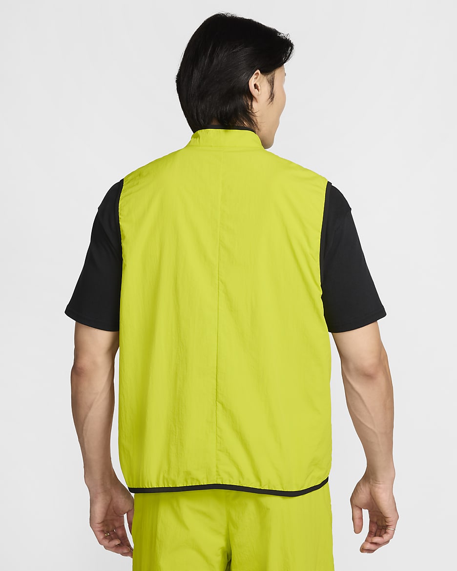 Veste sans manches tissée Nike Tech pour homme - Bright Cactus/Bright Cactus/Noir