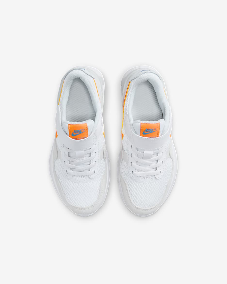 Nike Air Max SYSTM Younger Kids' Shoes - White/Phantom/Photon Dust/Total Orange