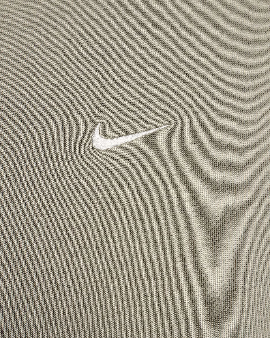 Nike Sportswear Chill Terry Hoodie aus French Terry mit durchgehendem Reißverschluss und weiter Passform für Damen (große Größen) - Light Army/Sail