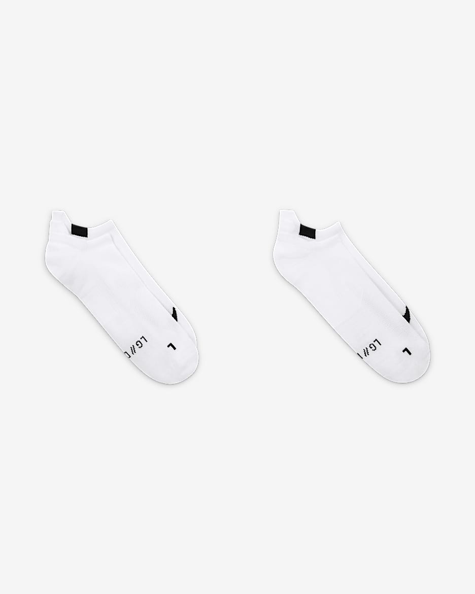 Nike Multiplier Running NoShow Socks (2 Pairs). Nike IN