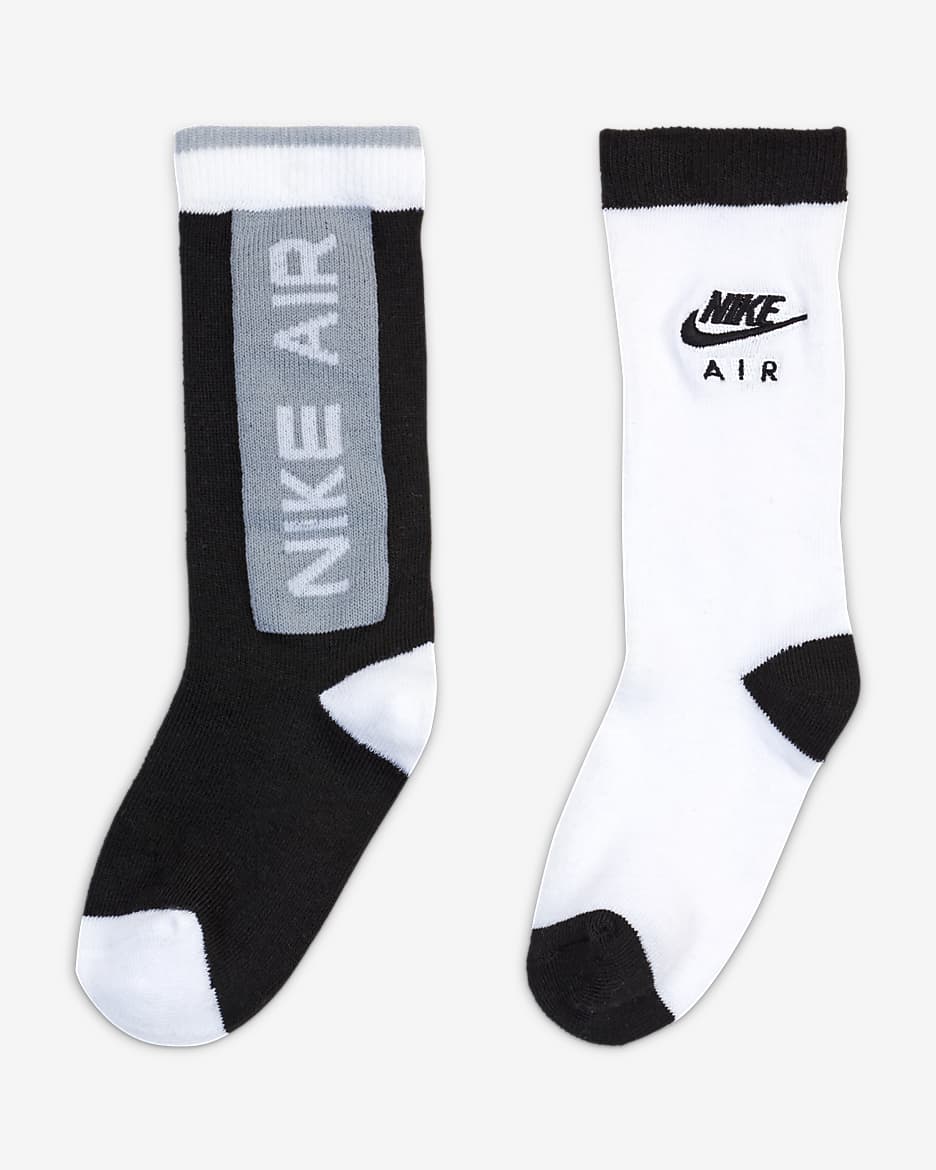 Nike Little Kids' Crew Socks - Black