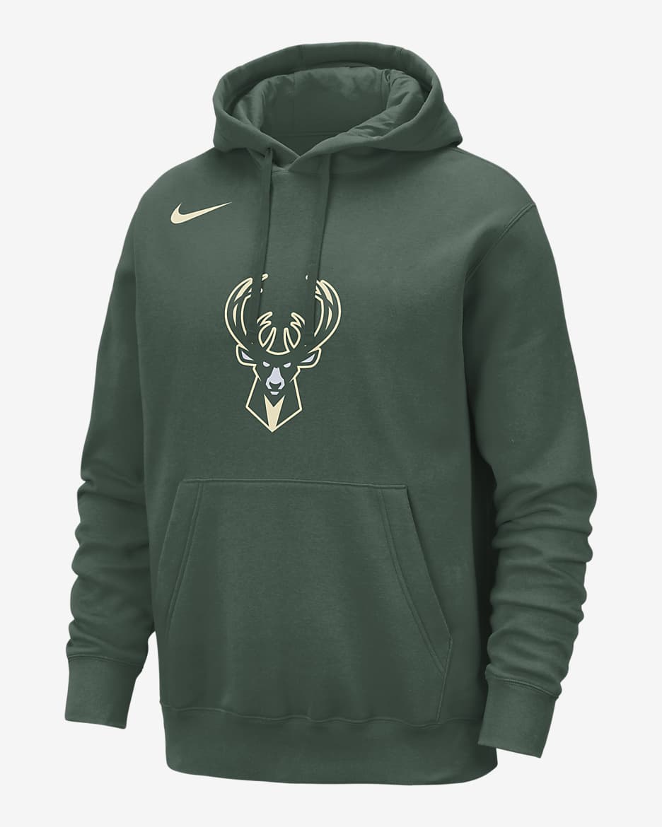 Milwaukee Bucks Club Nike NBA-hoodie voor heren - Fir