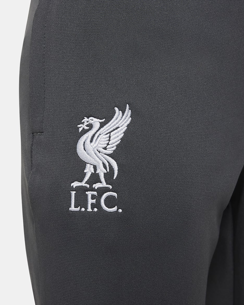 Liverpool FC Strike Xandall de futbol Nike Dri-FIT de teixit Knit amb caputxa - Nen/a - Anthracite/Wolf Grey