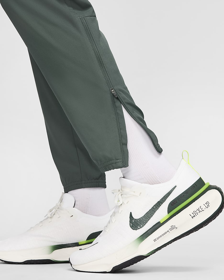 Nike Challenger Men's Dri-FIT Woven Running Trousers - Vintage Green/Black